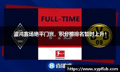 波鸿客场绝平门兴，积分榜排名暂时上升！